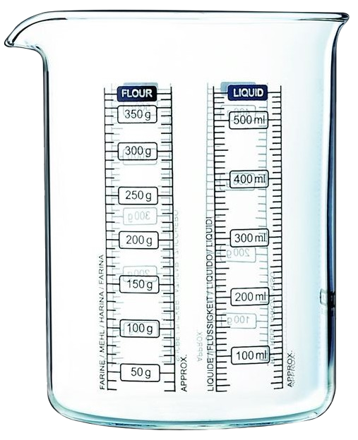 Мірний стакан Pyrex Kitchen Lab (0.5 л)