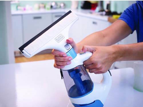 Портативний BLACK&DECKER акум.пилосос для миття вікон, 3,6 В, Li-Ion, 2в1