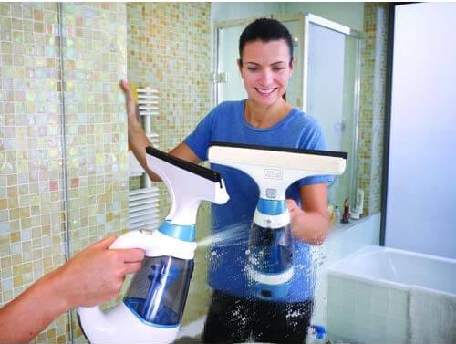 Портативний BLACK&DECKER акум.пилосос для миття вікон, 3,6 В, Li-Ion, 2в1