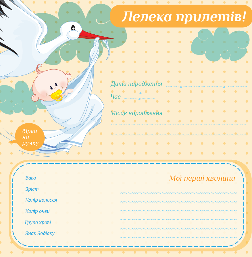 Альбом EVG 10x15x56 BKM4656 Baby collage Blue (UA)