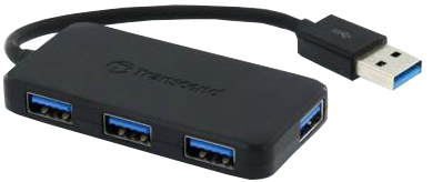 Кардридер TRANSCEND USB 3.0 HUB 4 ports