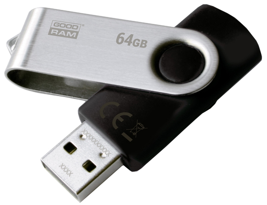 флеш-драйв GOODRAM UTS2 64 GB TWISTER Чорний