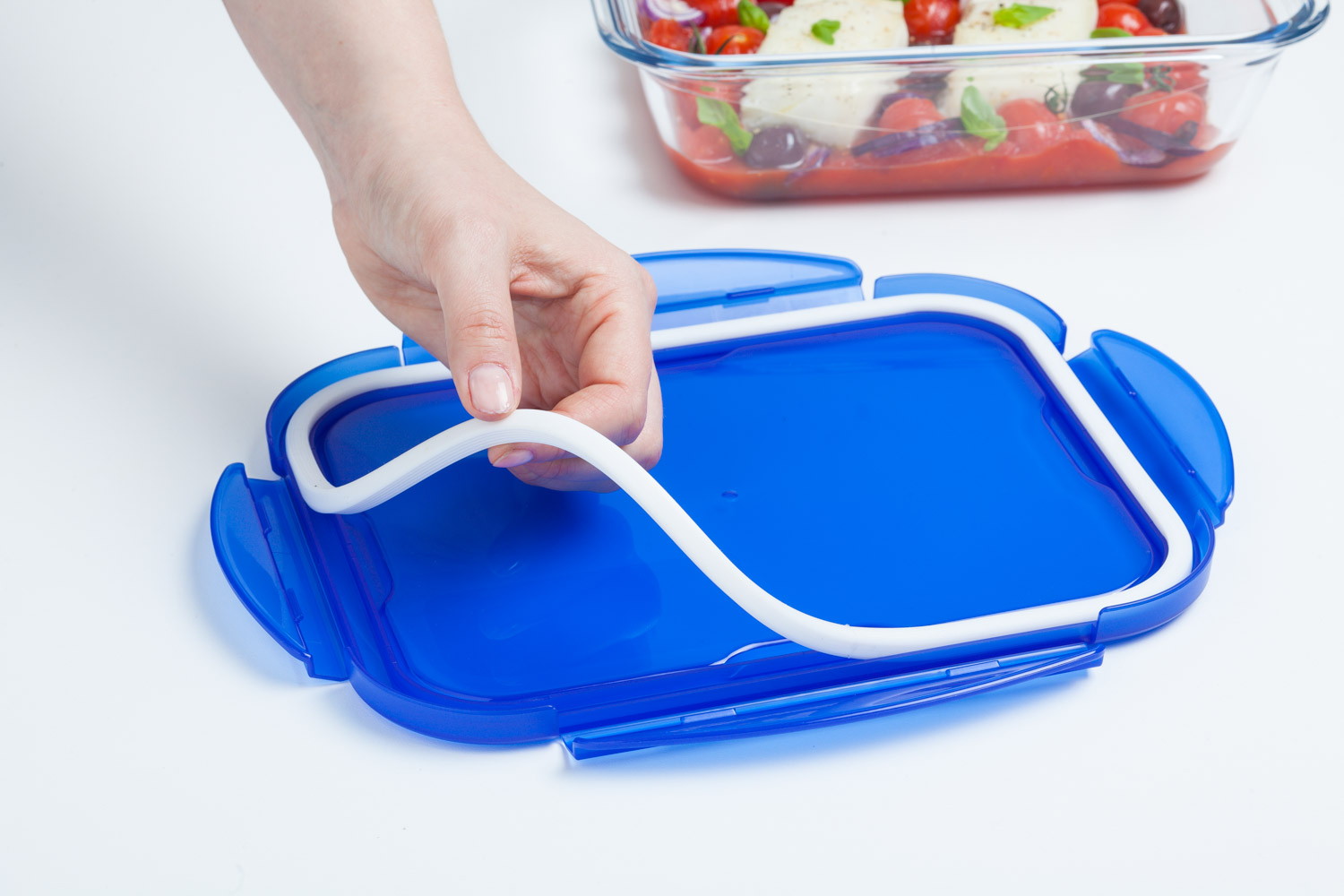 Форма с/к PYREX CK&GO форма д/запік.(гермет.кр.) прямокут20х15х5см(0.8л) (281PG00)