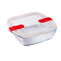 Форма с / к PYREX CK&HT форма д / запік.квадр25х22х7см(2.2л)з фіксат.кр. (212PH00) (1416497)