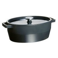 Каструля PYREX Slow Cook grey чугун кастрюля овал 5.8л (SC4AC33 / 6641) (1498816)