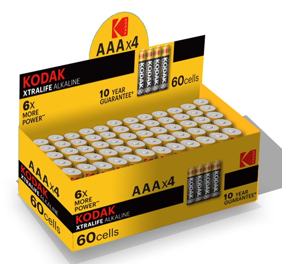 Батарейка KODAK XTRALIFE LR03 1x4 шт. Коробка