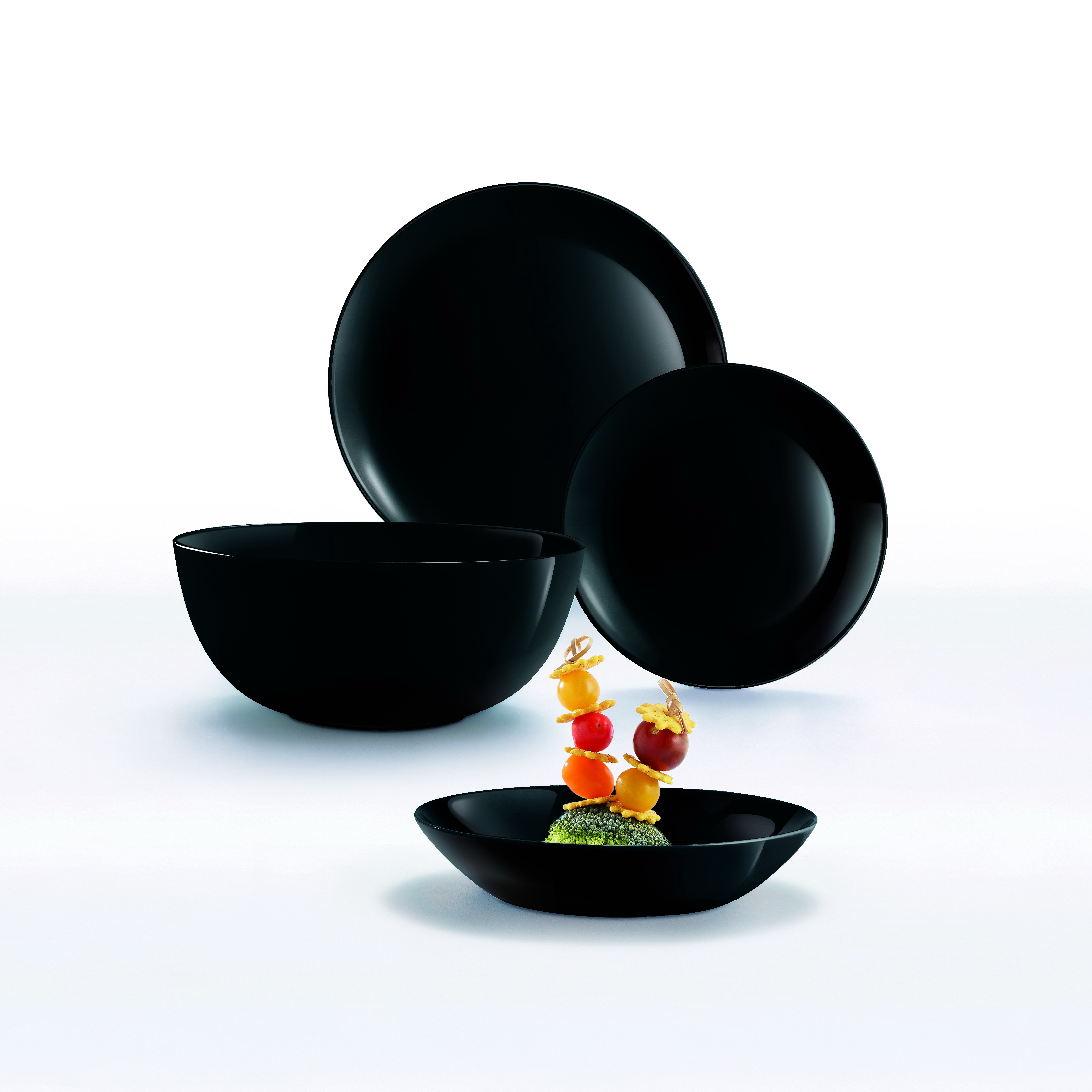 Салатник/Піала LUMINARC DIWALI BLACK /21 см (P0790)