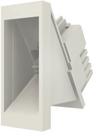 Модуль ModMosaic, 22,5x45мм, 1хRJ45, кутовий, 568В, UTP, PowerCat 5e, білий, MOLEX