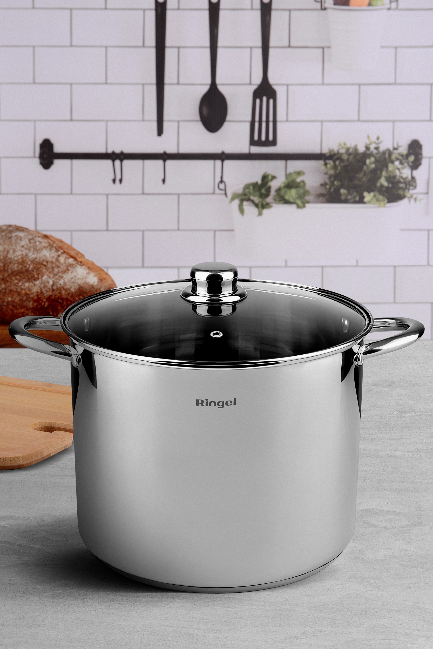Каструля RINGEL Dresden 32 см (17 л) з кришкою (RG-2011-32)