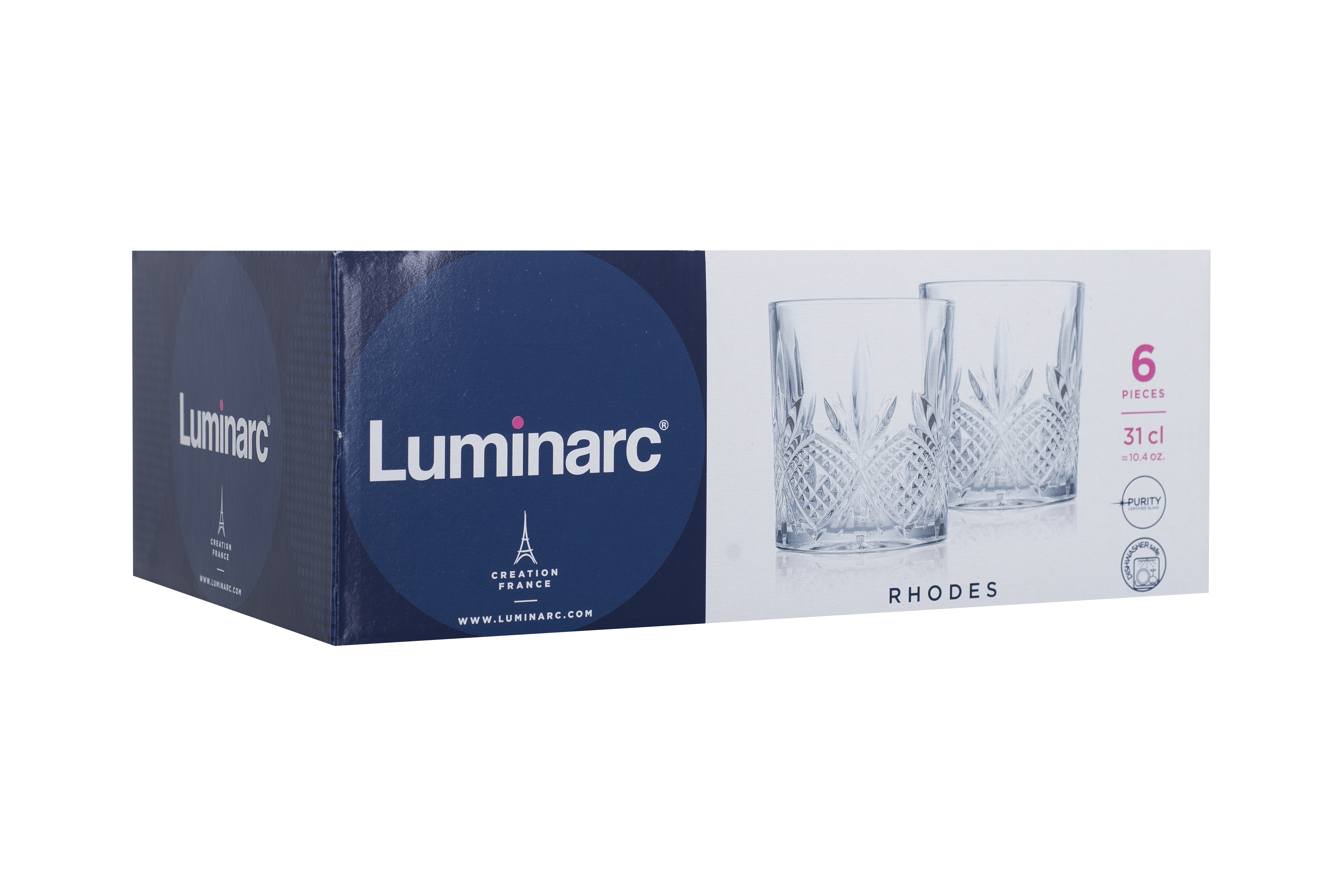 Склянка LUMINARC RHODES /НАБІР/ 6X310 мл низьк. (N9066)