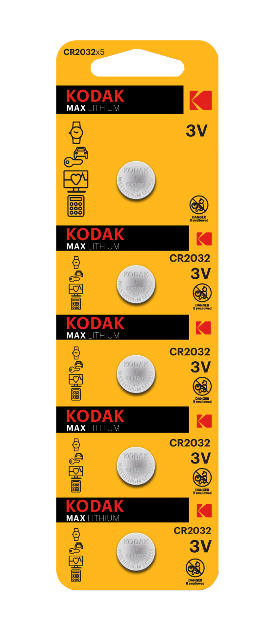 Батарейка KODAK Ultra lit. CR2032 1х5 шт. відривні