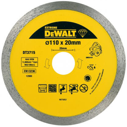 Диск алмазный DeWalt DT3715