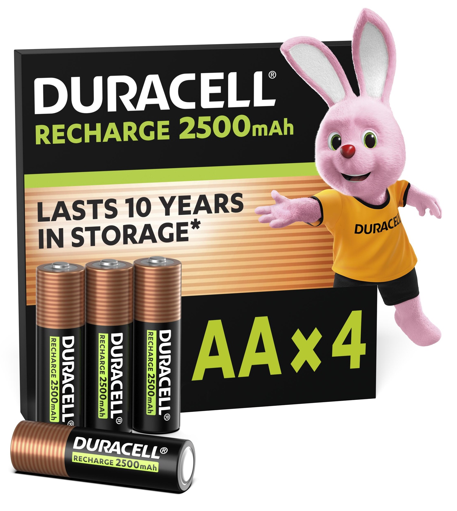 Акумулятор DURACELL HR6 (AA) 2500 mAh уп. 4шт.