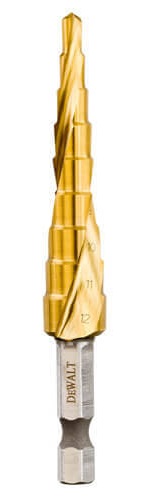 Східчасте свердло по металу DeWalt DT5026 4-12мм, d = 6.35 мм
