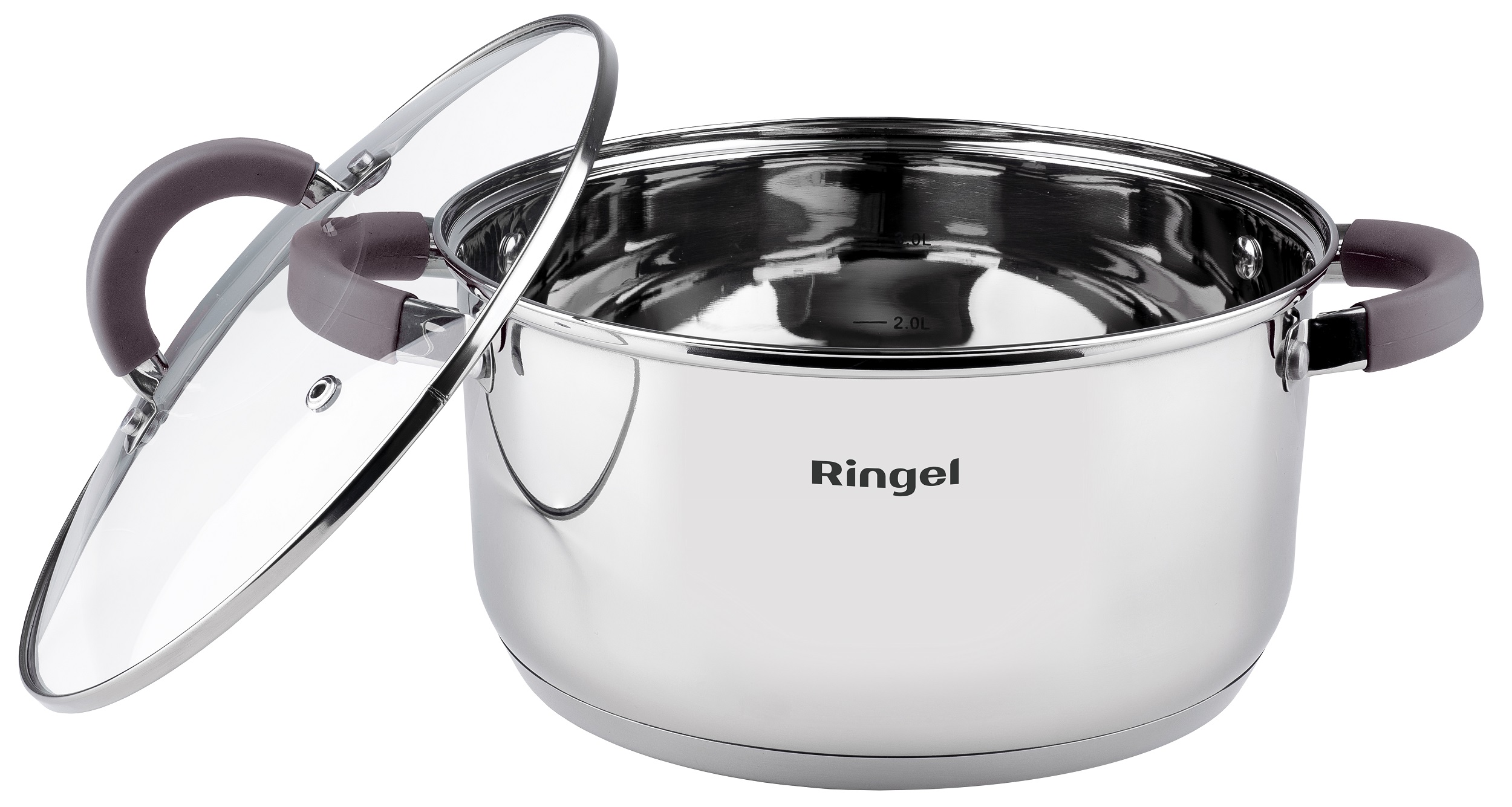 Каструля RINGEL Meyer 18 см (2.3 л) з кришкою (RG-2008-18)
