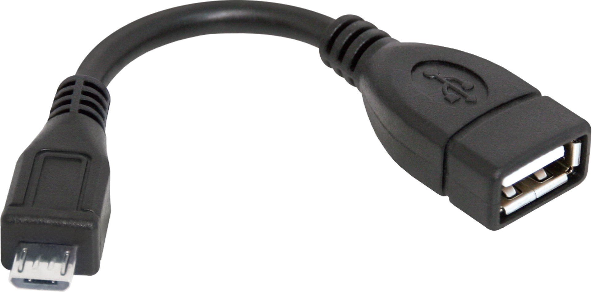 Кабель DEFENDER USB OTG microUSB(M)—USB(F), 8см, пакет