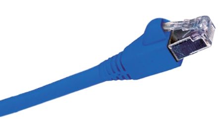 Патч-корд RJ45, 568A/B, FTP, PowerCat 6, LSZH, 1 м, Блакитний, MOLEX