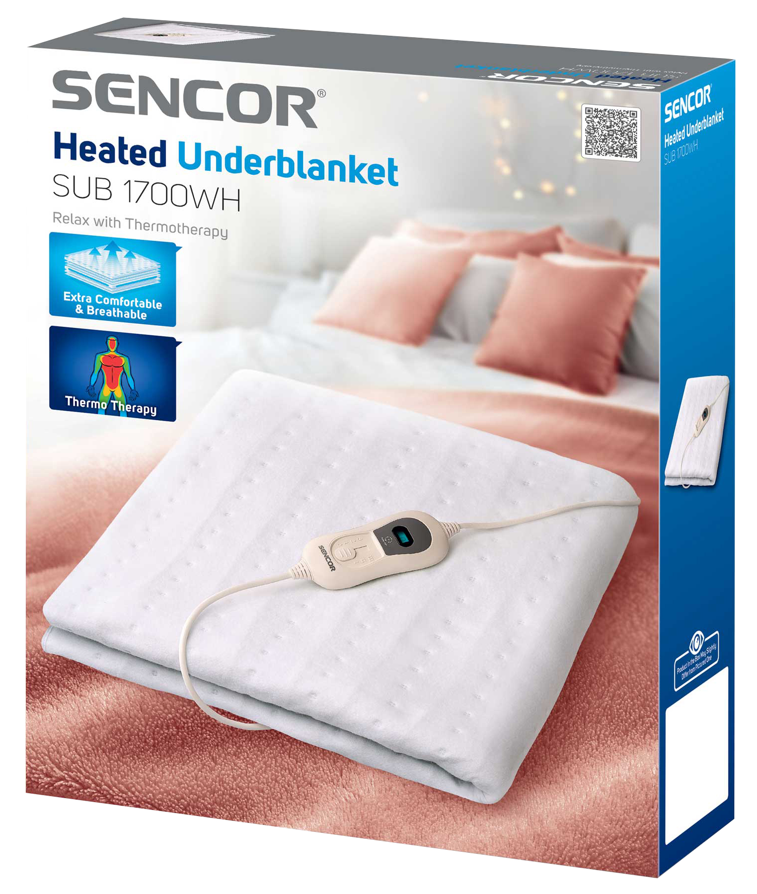 Електроковдра Sencor SUB 1700WH
