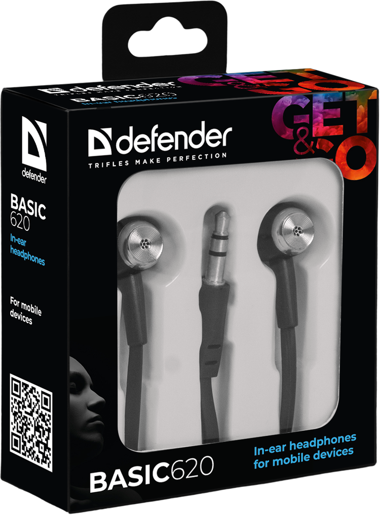 Навушники Defender Basic-620 Black (63620) (6272828)