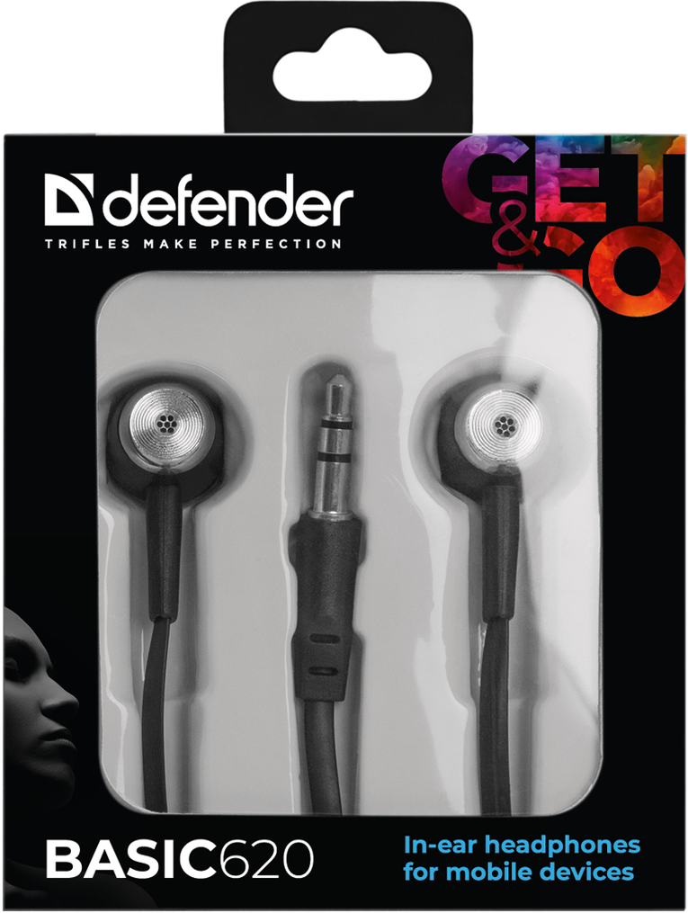 Навушники Defender Basic-620 Black (63620) (6272828)