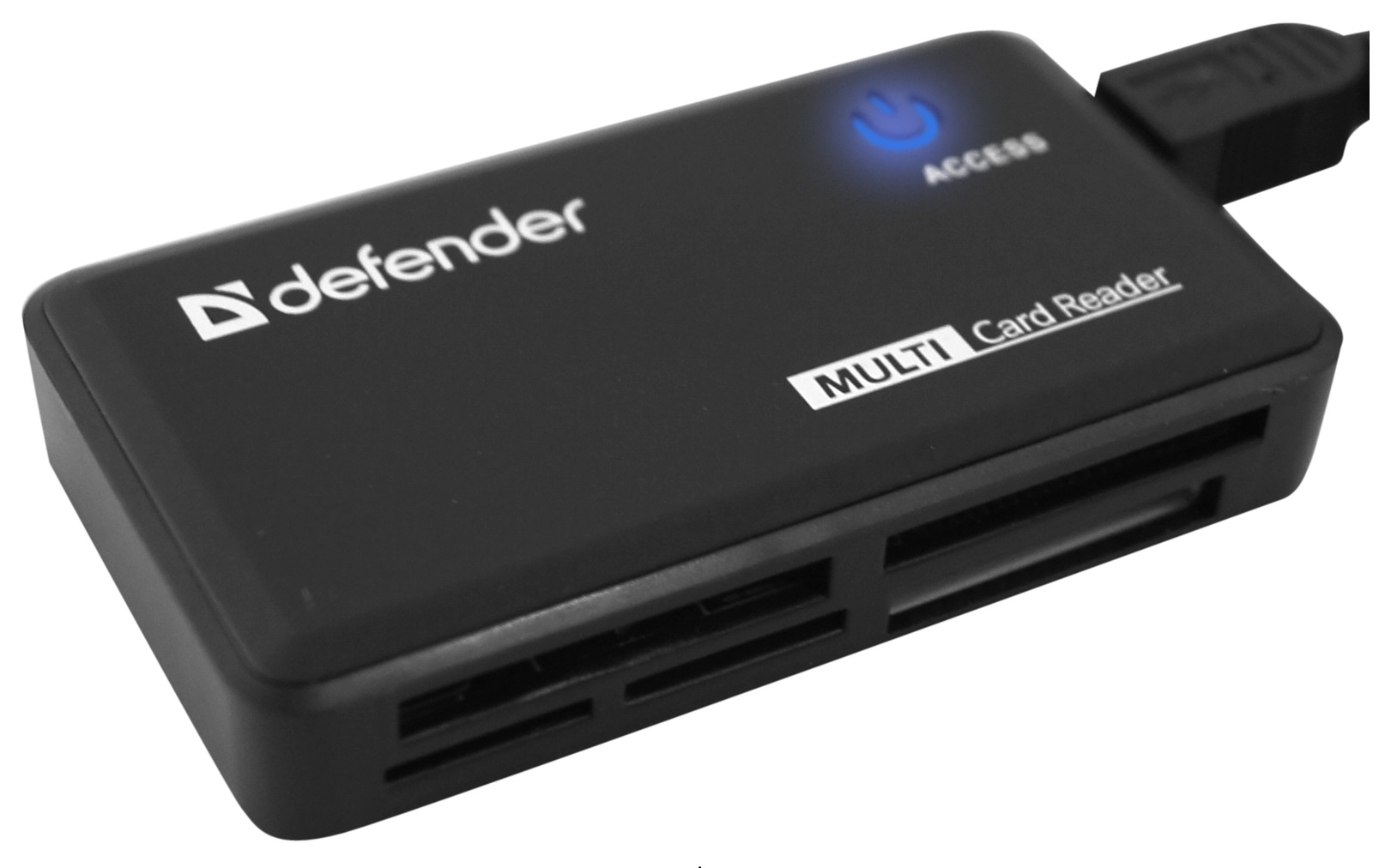 USB-хаб Defender Card Reader Optimus USB 2.0 Black (83501) (6054061)