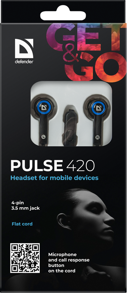 Гарнітура Defender Pulse 420 Blue (63423) (6217086)