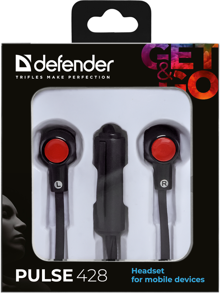 Гарнітура Defender Pulse 428 Black/Red (63428) (6232788)