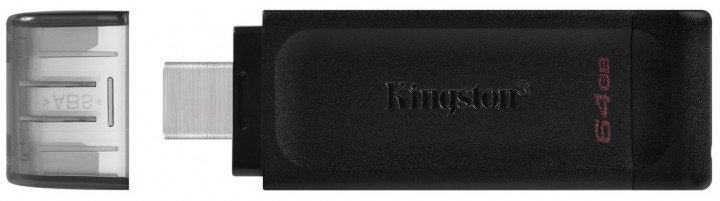 флеш-драйв KINGSTON DT70 64GB, Type-C, USB 3.2
