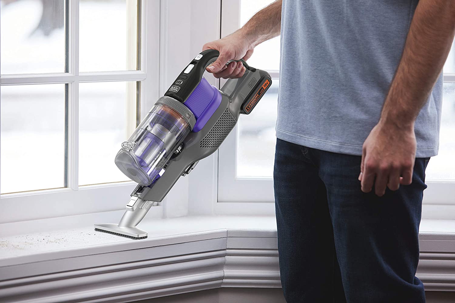 Портативний BLACK&DECKER акум. електровіник BHFEV182CP