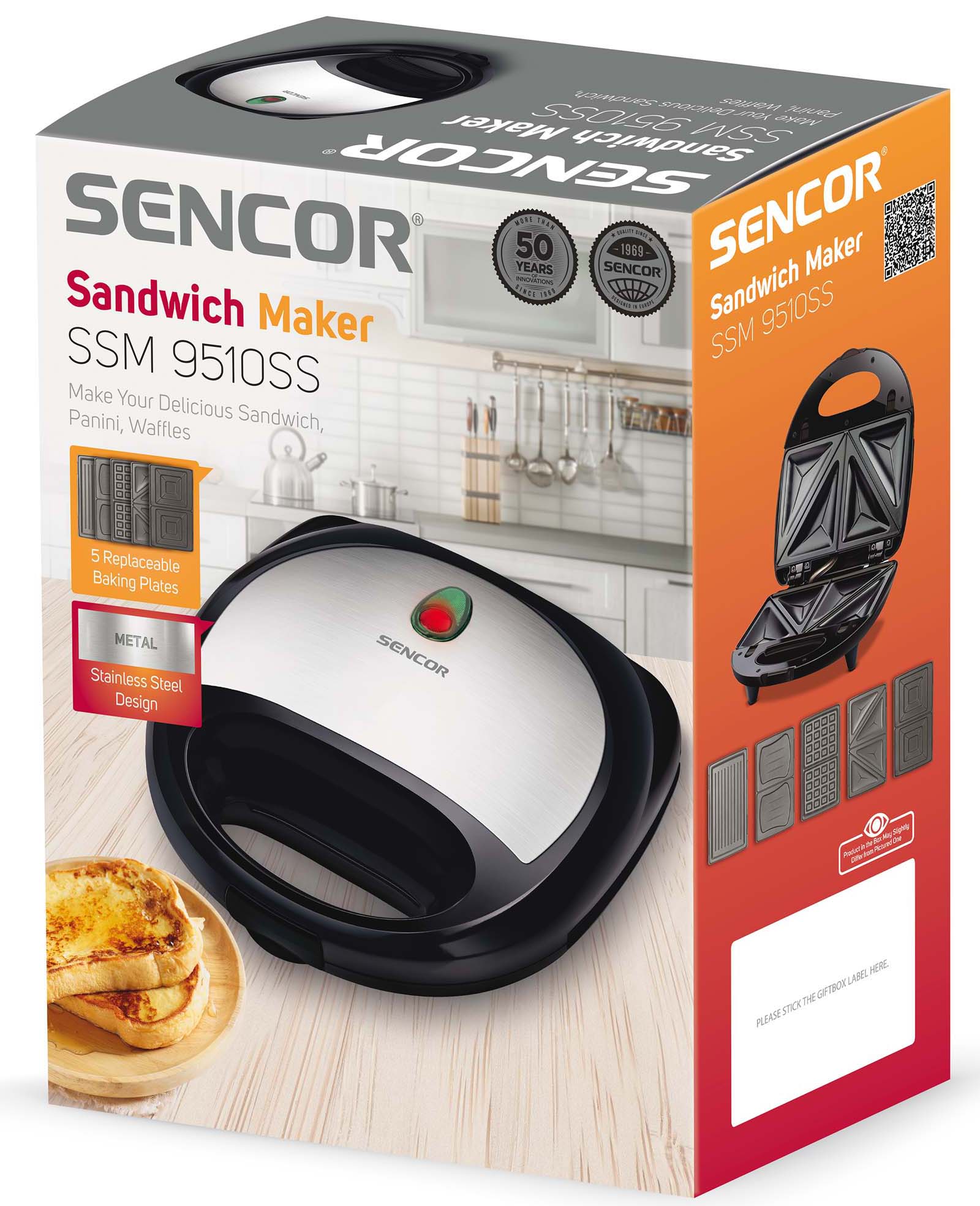 Бутербродниця SENCOR SSM 9510SS