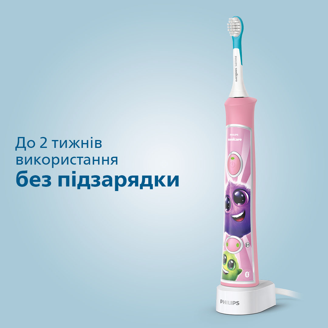 Зубна електрощітка PHILIPS HX6352/42 Kids Smart Pink
