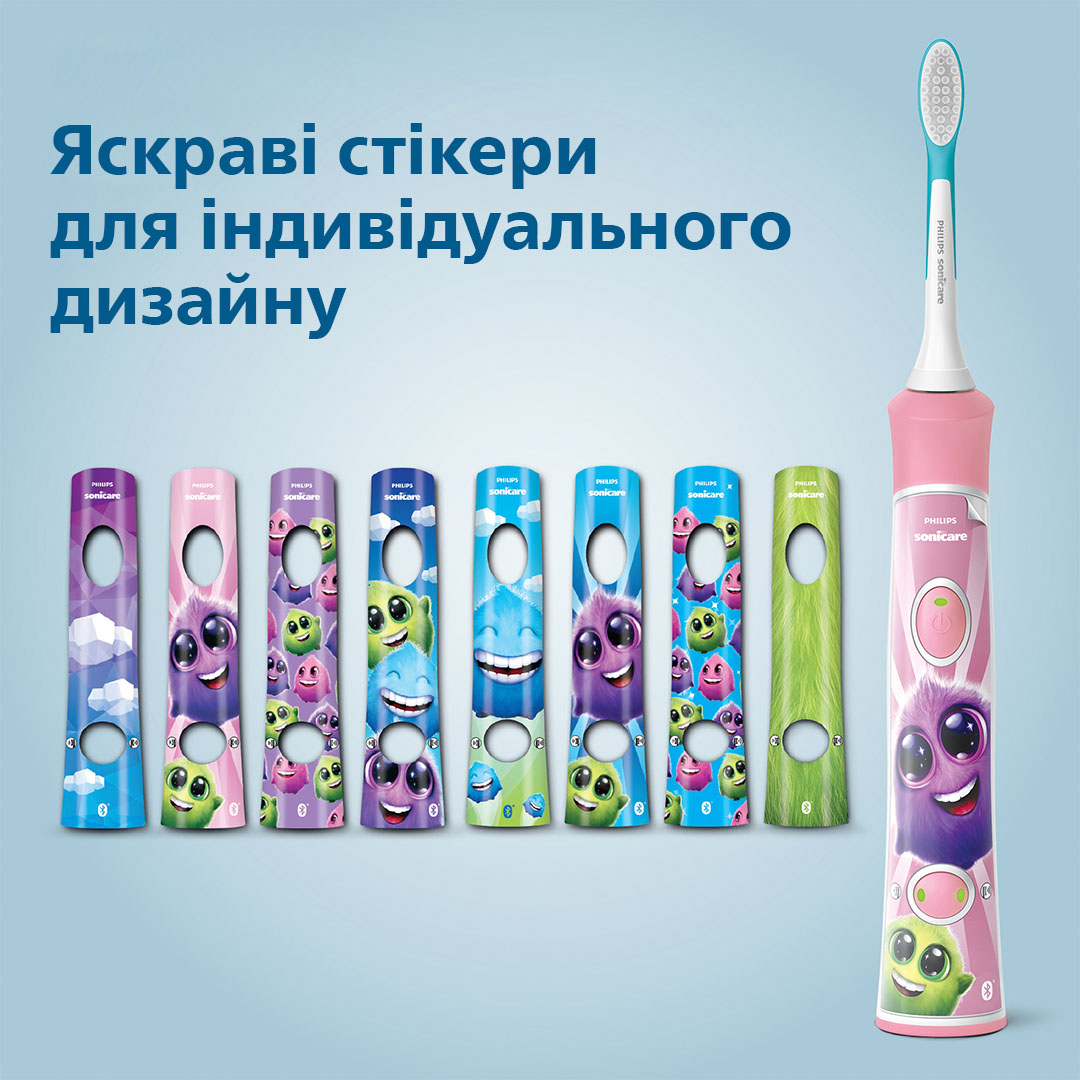 Зубна електрощітка PHILIPS HX6352/42 Kids Smart Pink