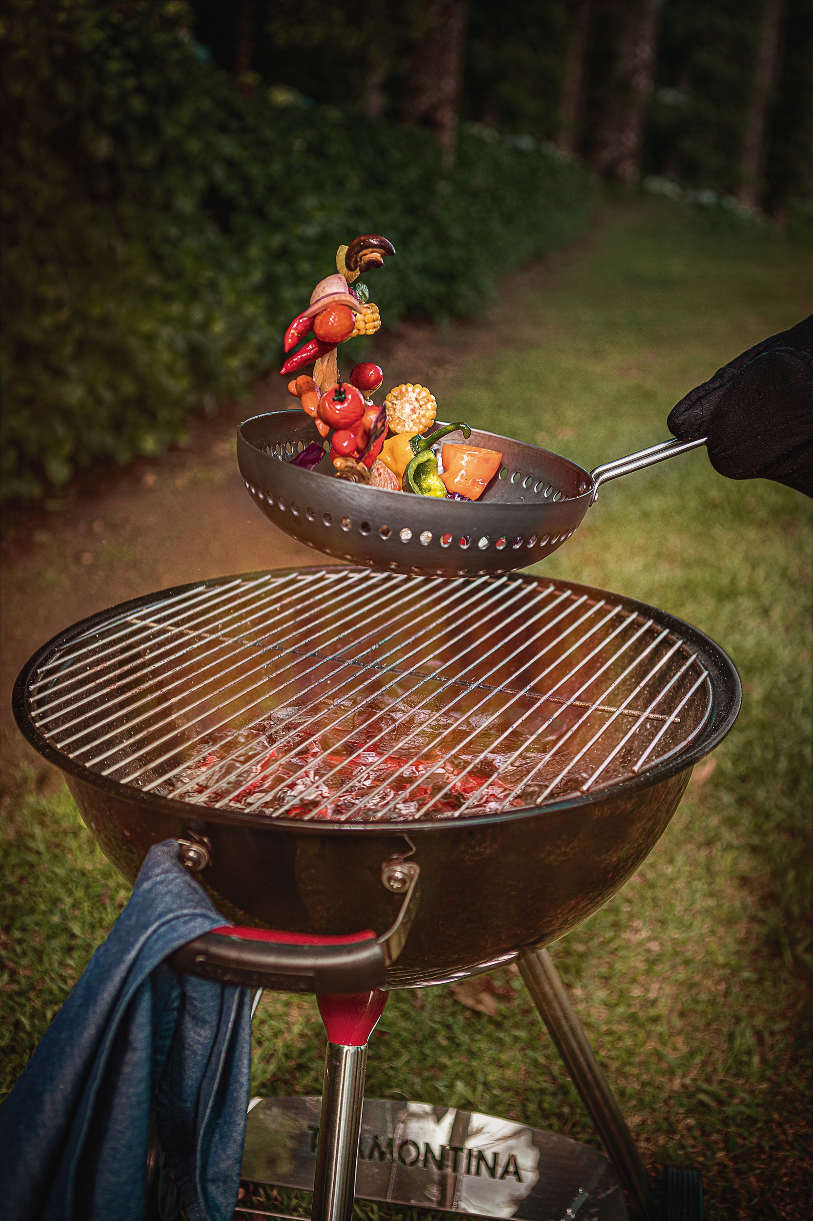 Барбекю TRAMONTINA Barbecue сковорода ВОК для гриля 26 см (20847/026)
