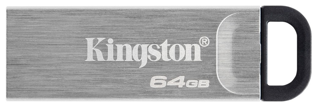 флеш-драйв KINGSTON DT Kyson 64GB USB 3.2 Silver/Black