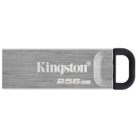 флеш-драйв KINGSTON DT Kyson 256GB USB 3.2 Silver/Black