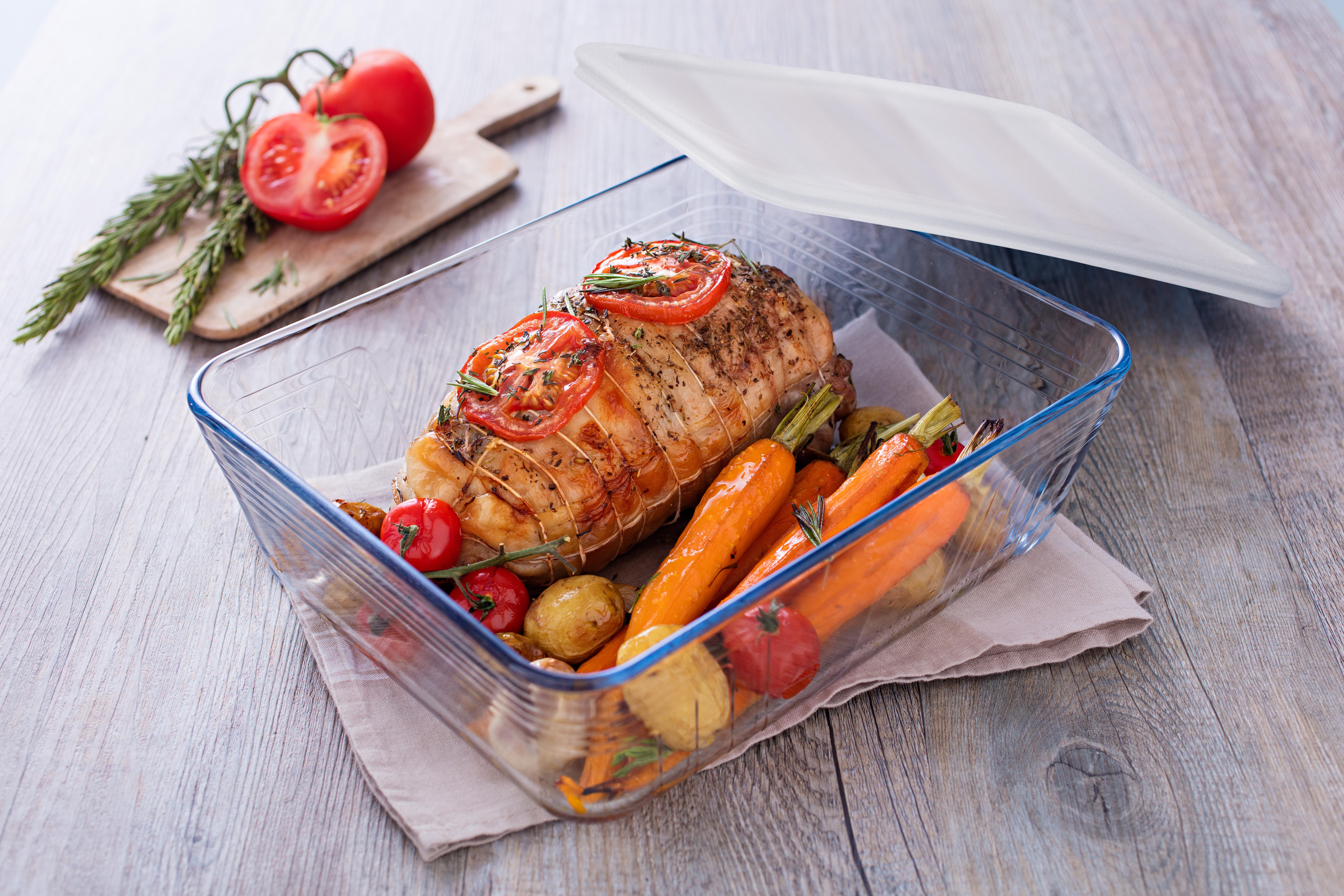 Форма с/к PYREX Cook&Freez н-р 2шт форм з кр прям 242P+243P (912S951/7646)