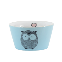 Салатник / Піала Limited Edition OWL FUNNY 480 мл / синій (HTK-016) (1419443)