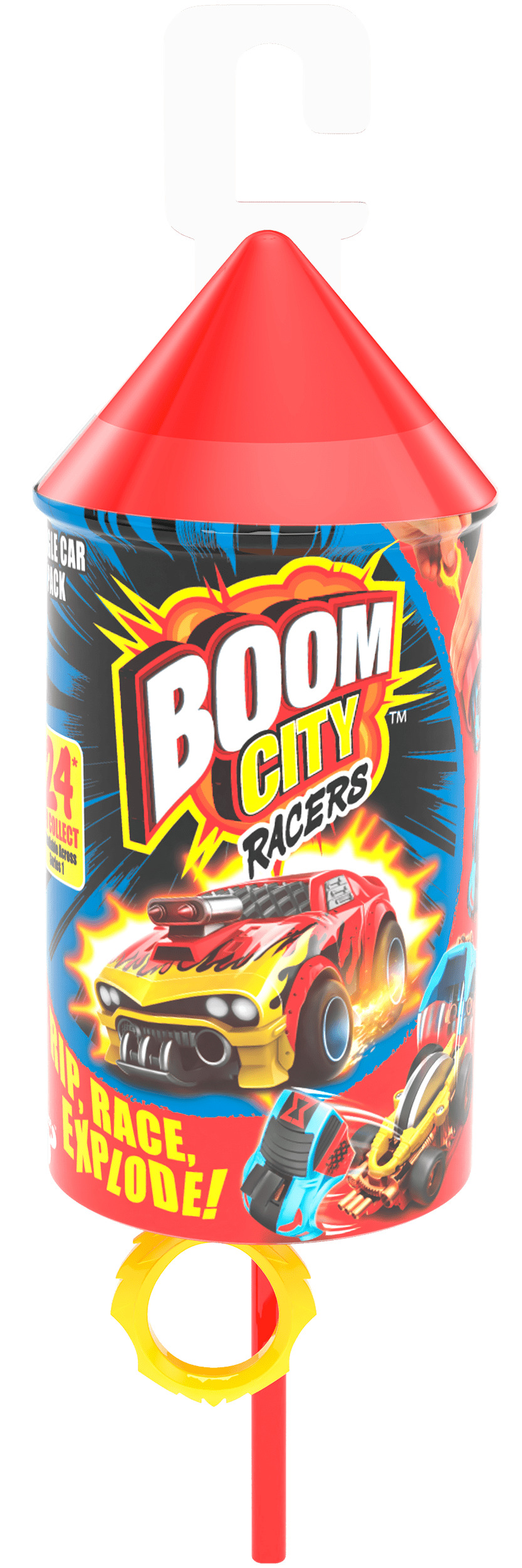 Ігровий набір Boom City Racers Машинка з пусковим пристроєм