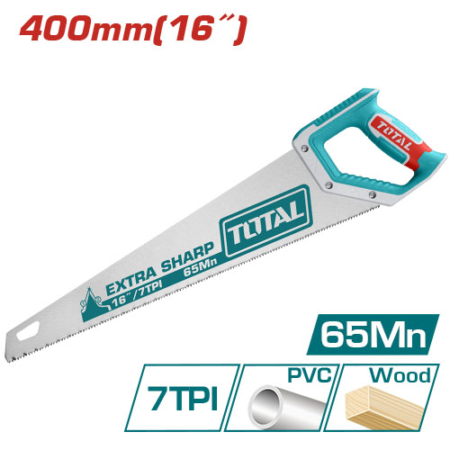 Ножівка TOTAL THT55400 7 зубів на дюйм, довжина 400 мм.