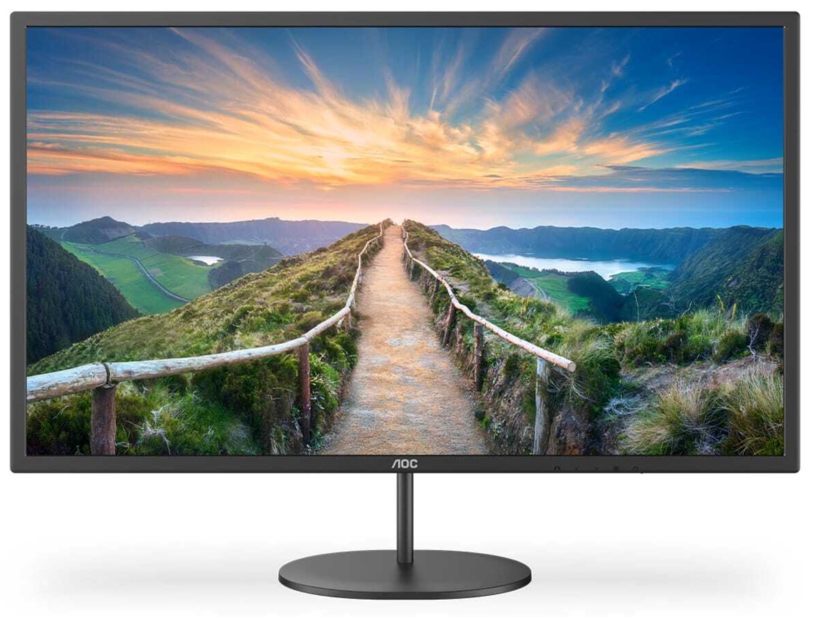 Монiтор TFT AOC 31.5" Q32V4 IPS QHD 75Hz HDMI DP MM Black