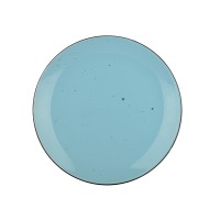 Тарілка Limited Edition TERRA 20 см / десерт. / блакитна (YF6002-2) (1419223)
