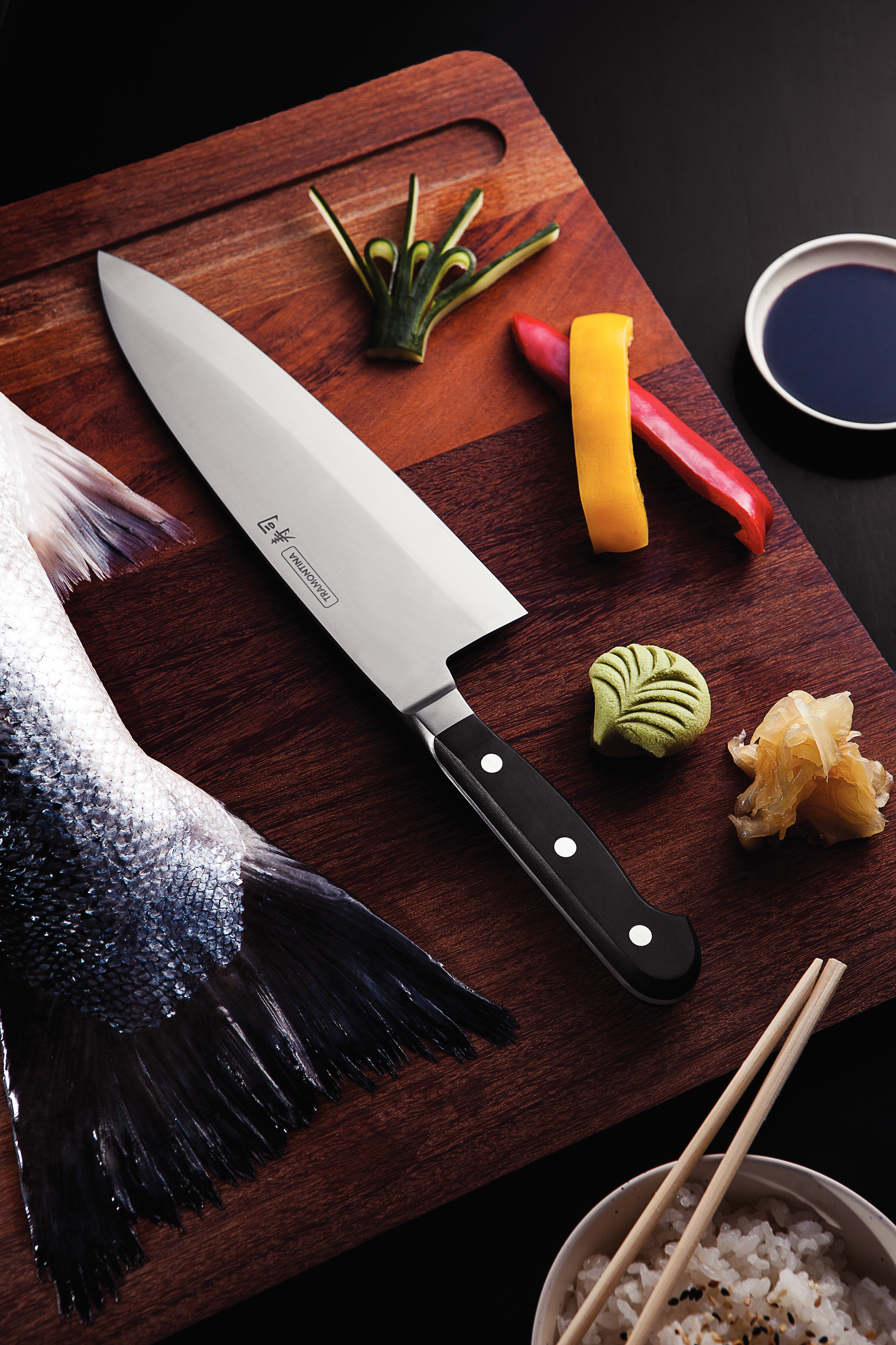 Ніж TRAMONTINA SUSHI GOLD Deba 203 мм (24027/008)