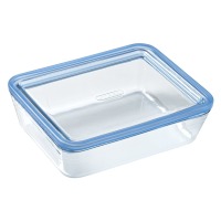 Форма с / к PYREX Pure Glass 2.7 л прямокут.25x19x8см сткл.криш (243A000) (1415739)