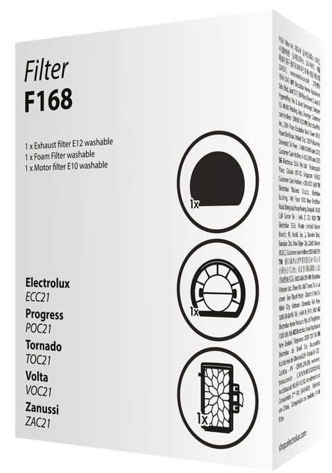 Фільтр для пилососу Electrolux F168