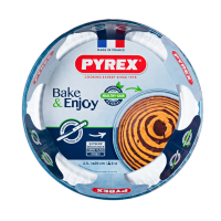 Форма с / к PYREX B&E склянна кругл. 26см (2,1л) рифл вис борт (818B000 / 7646) (1498887)