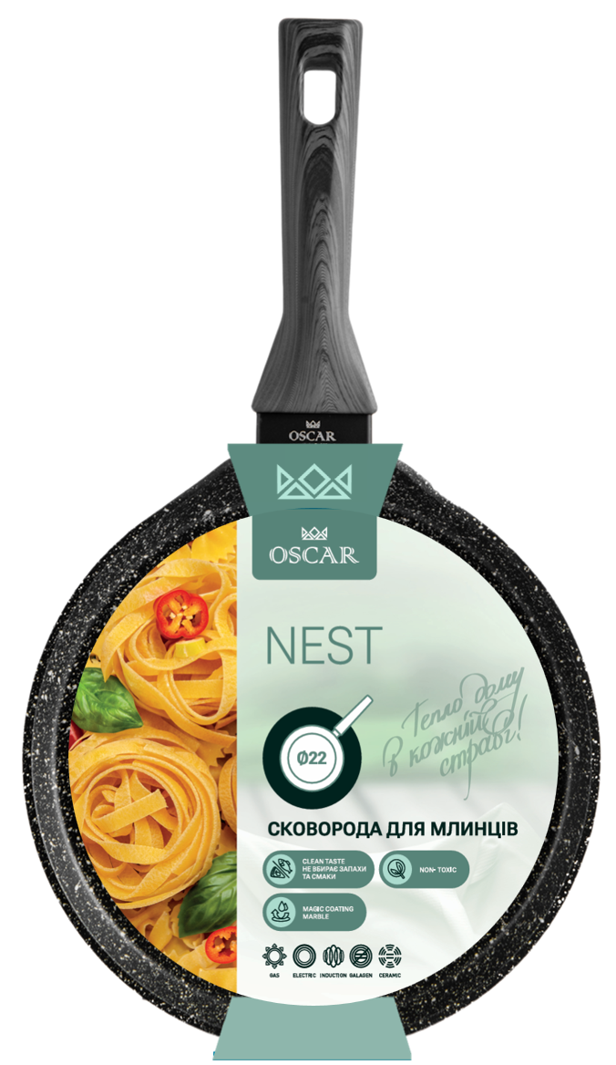 Сковорода для млинців Oscar Nest, 22 см