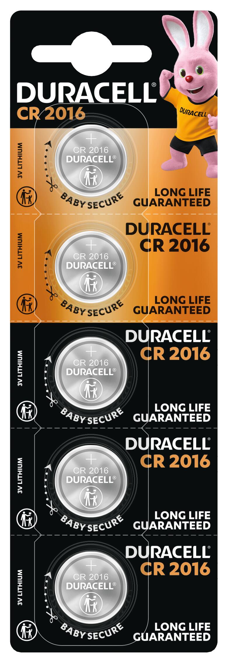 Батарейка DURACELL DL2016 DSN уп. 1х5 шт.
