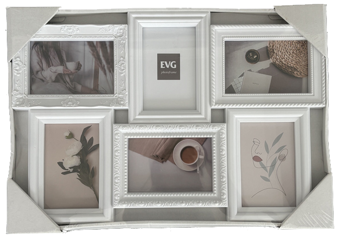 Мультірамка EVG INNO ZB-6-3753 WHITE COLLAGE 6