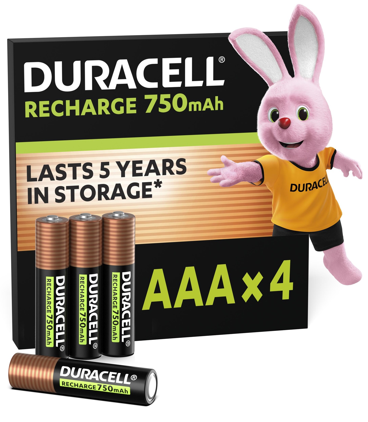 Акумулятор DURACELL HR03 (AAA) 750mAh уп. 4 шт