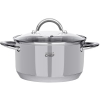 Каструля BRAVO CHEF 16 см (1.9 л) з кришкою (BC-2001-16) (1503718)